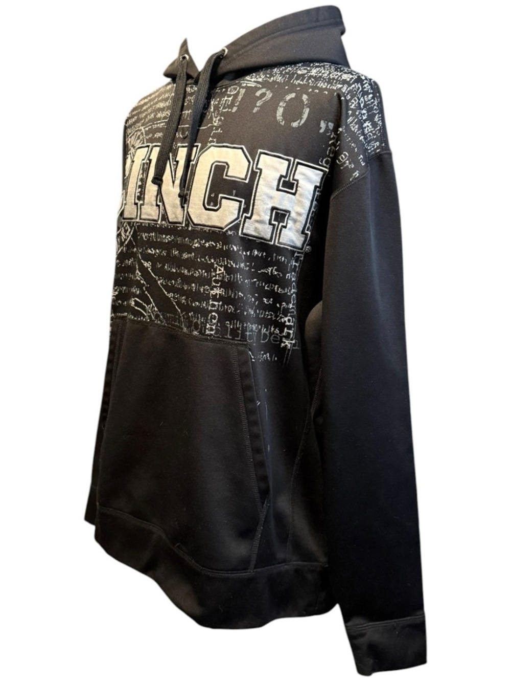 Cinch Black Graphic Logo Pullover Hoodie